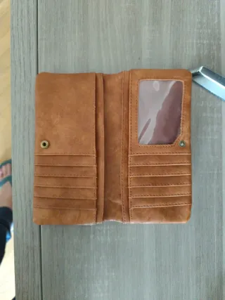 Monedero Misako Marrón Piel