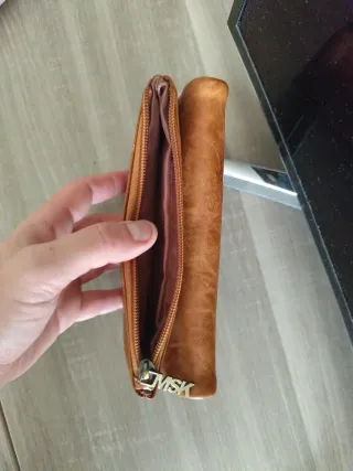 Monedero Misako Marrón Piel