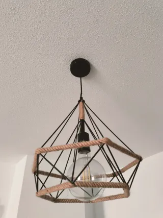 Lámpara de techo colgante diseño geométrico