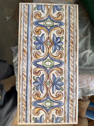 Cenefa decorativa estilo antiguo 31,5x16