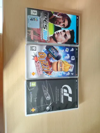 Gran Turismo, PES 2008, Buzz concorso di quiz - 3 giochi per PSP originali