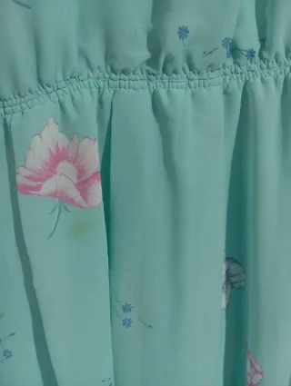 Vestido vintage gasa años 60-70