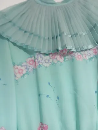 Vestido vintage gasa años 60-70