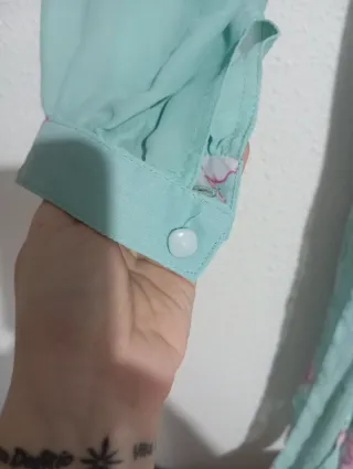 Vestido vintage gasa años 60-70