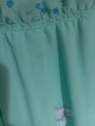 Vestido vintage gasa años 60-70