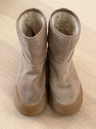 Botas forradas Zara ante marrón T.36