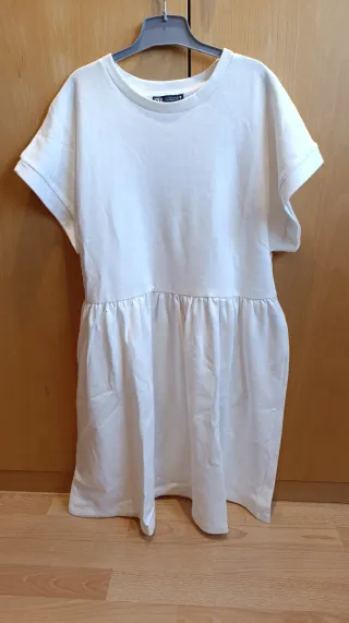 Vestido Zara blanco