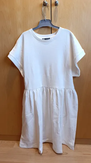 Vestido Zara blanco