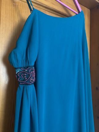 Vestido fiesta asimétrico Corte Inglés