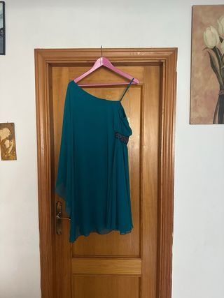 Vestido fiesta asimétrico Corte Inglés