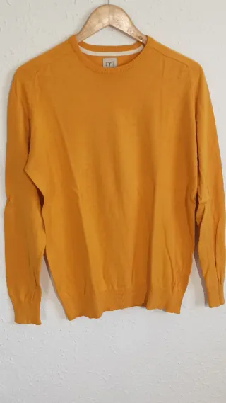 Jersey Milano cuello redondo amarillo