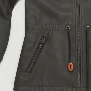 Streetwear d’inverno: parka nero Urba Boy taglia L