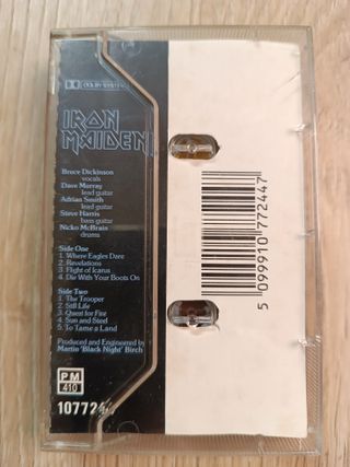 Casete Iron Maiden Piece of Mind