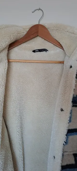 Chaqueta borreguillo estampado