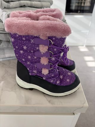 Botas nieve niña moradas talla 32