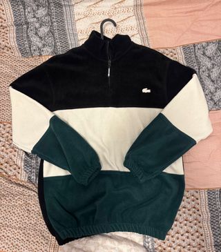 Sudadera Lacoste 1/4 Zip Colorblock