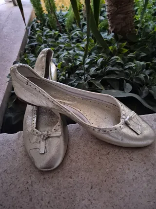 Bailarinas Bimba y Lola doradas Talla 40