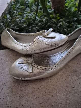 Bailarinas Bimba y Lola doradas Talla 40