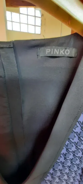 Scamiciato Pinko violetto e nero