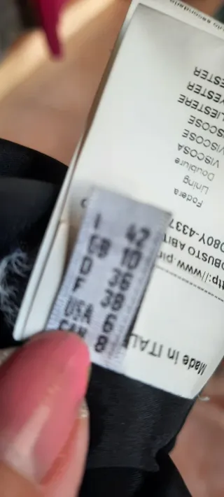 Scamiciato Pinko violetto e nero