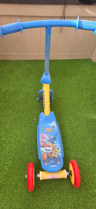 Patinete infantil 3 ruedas Superwings