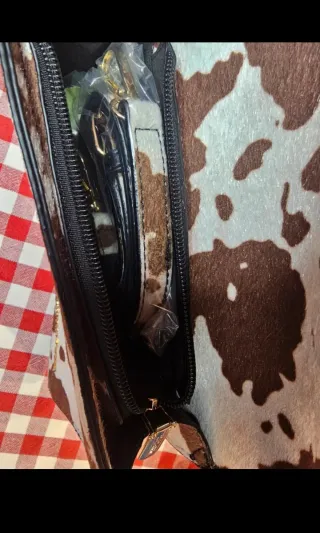 Borsa Coconuda effetto pelo mucca