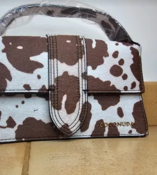 Borsa Coconuda effetto pelo mucca