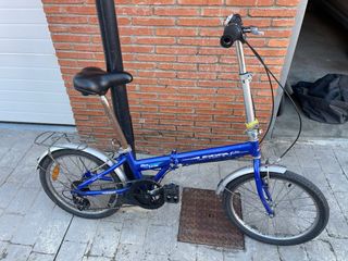 Bicicleta Plegable Azul Blue Yacht
