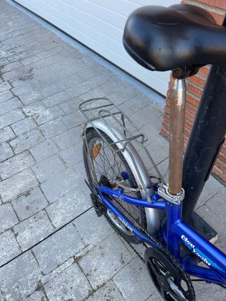 Bicicleta Plegable Azul Blue Yacht