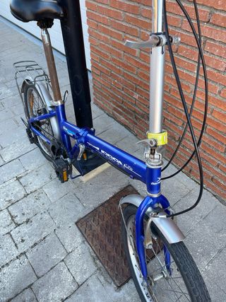 Bicicleta Plegable Azul Blue Yacht