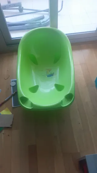 Bañera bebé verde
