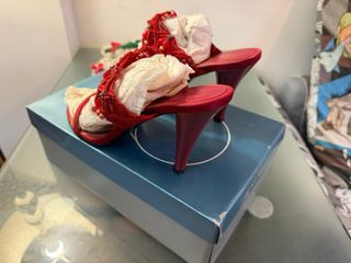 Zapatos de tacón Nine West rojos talla 39