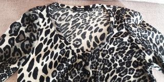 Chaquetilla Bolero punto leopardo Shana Talla M