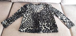 Chaquetilla Bolero punto leopardo Shana Talla M