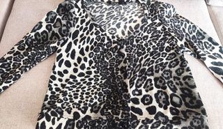 Chaquetilla Bolero punto leopardo Shana Talla M