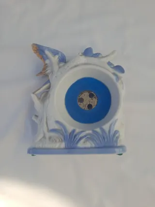 Figura porcelana pájaros y flores