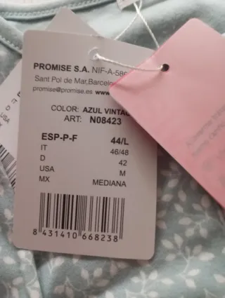 Pijama verde estampado floral