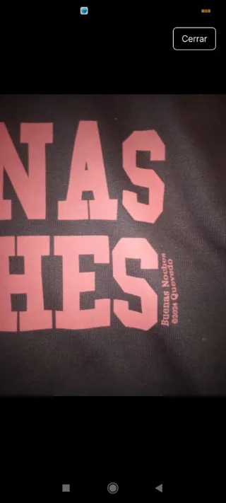 Sudadera Quevedo Buenas Noches
