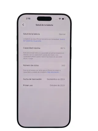 iPhone 16 Pro Max 256GB Nero 96% Batteria