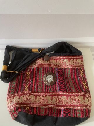 Bolso estilo indio multicolor