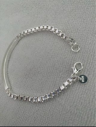 Pulsera chapada en Plata 925