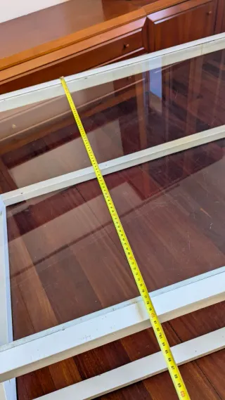 Mesita de salon de cristal