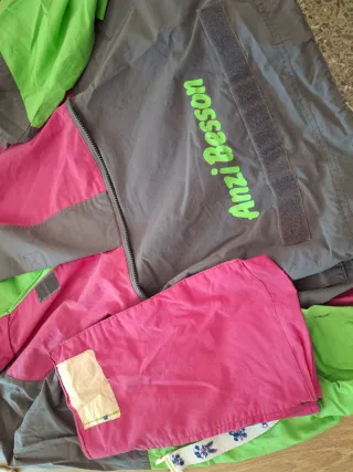 Canguro Vintage Anzi Besson Rosa y Gris