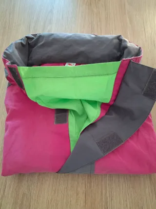 Canguro Vintage Anzi Besson Rosa y Gris