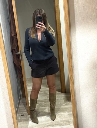 Jersey Zara Carbón Talla L Nuevo