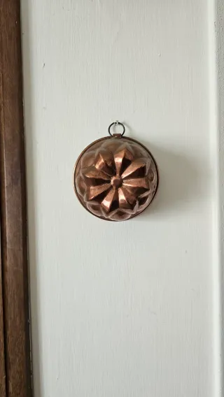 Stampo rame antico per budino