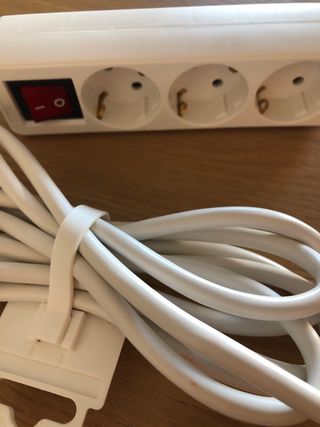 Regleta 3 enchufes con interruptor