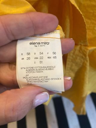 Camisa de algodon  de Elena Miro