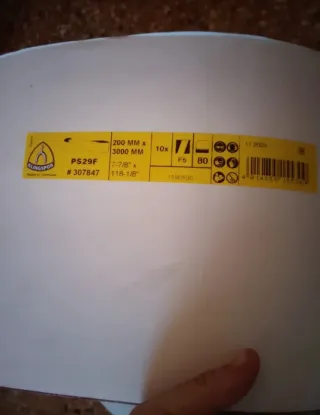 Lija Klingspor PS 29 F P100