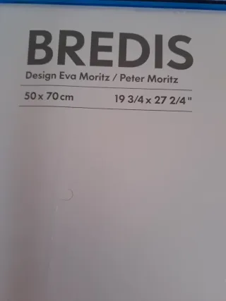 Marco de fotos IKEA BREDIS 50x70 cm azul